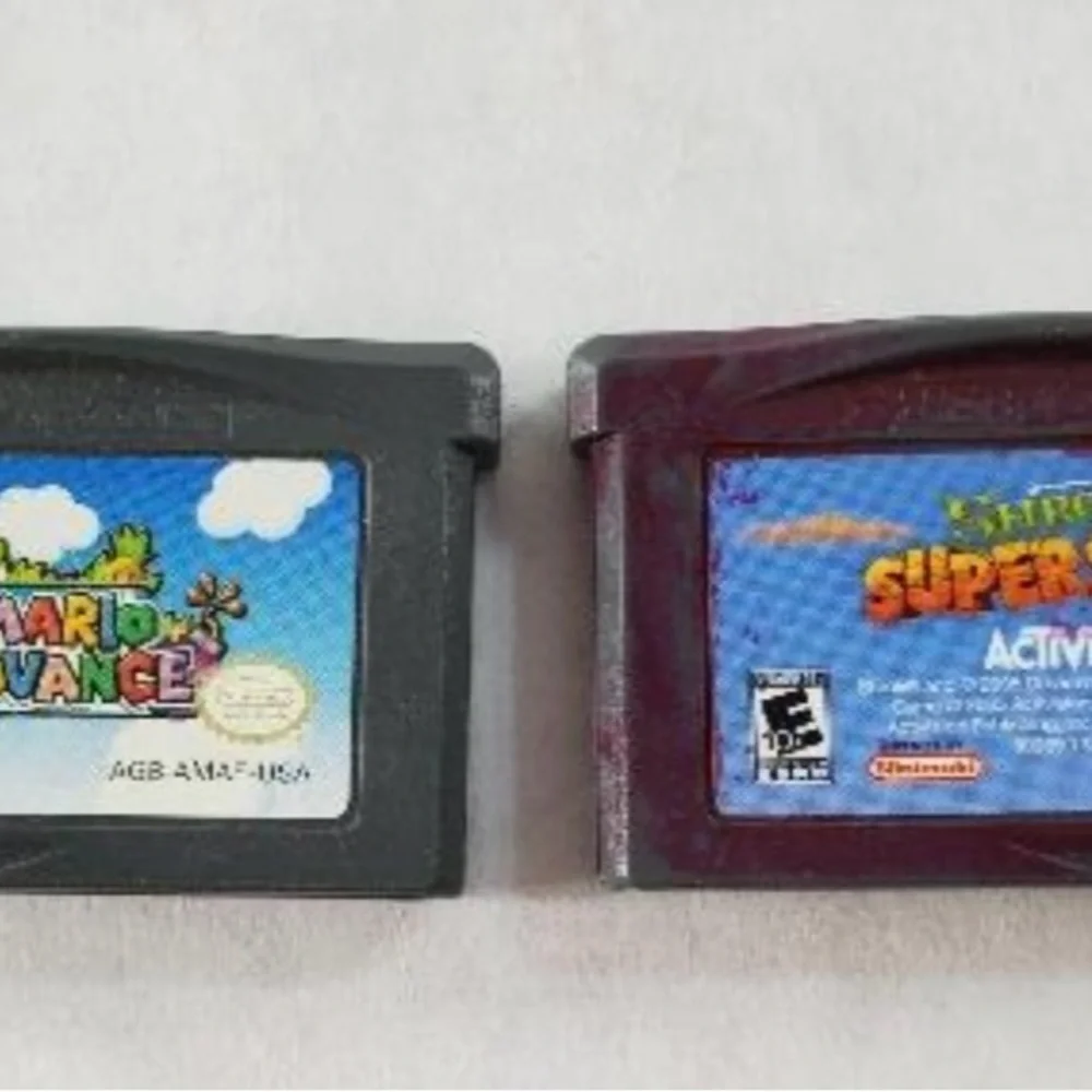 Vintage Nintendo Game Boy Advance Games bundle - Super Mario Advance & More